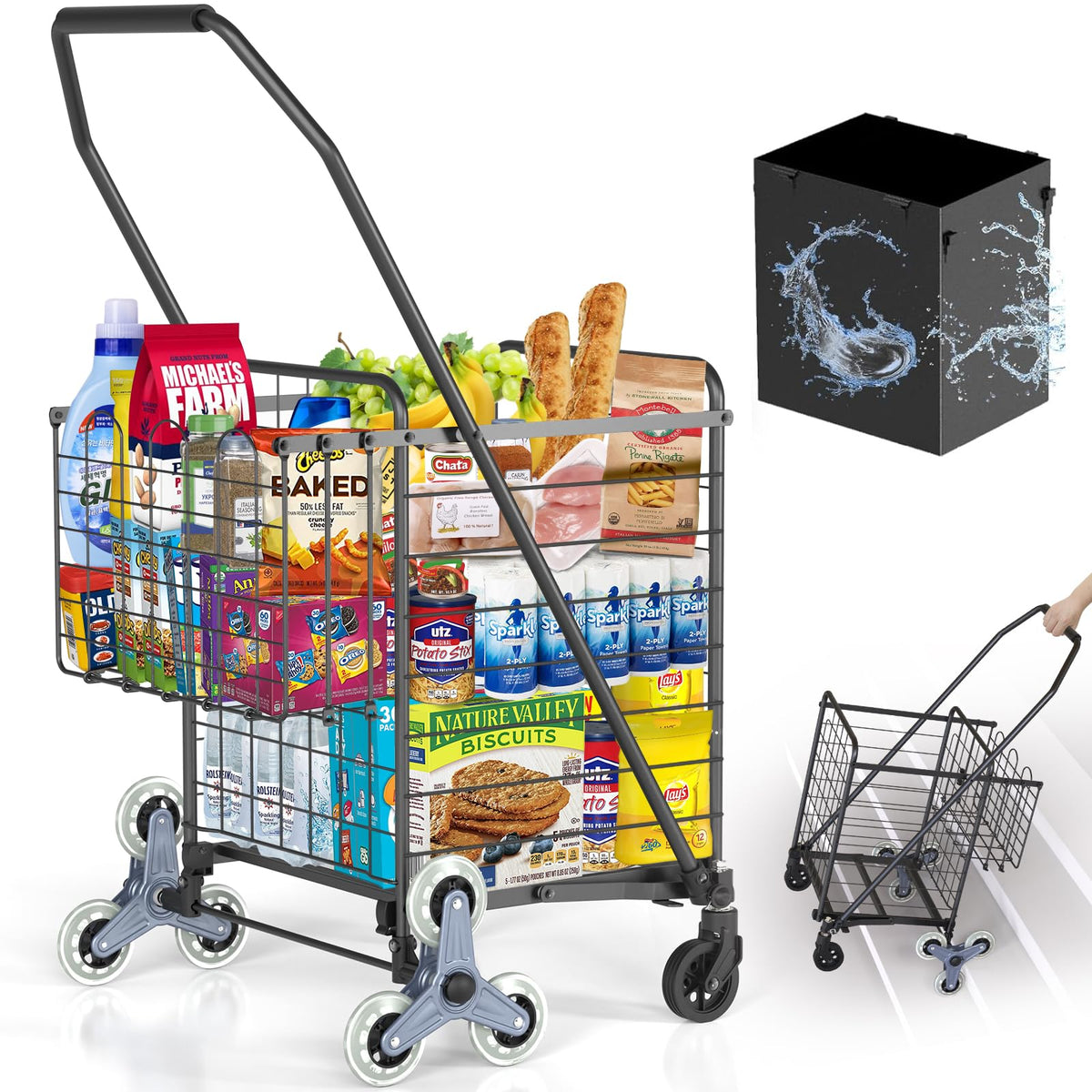 Stair Climbing Shopping Cart D383606