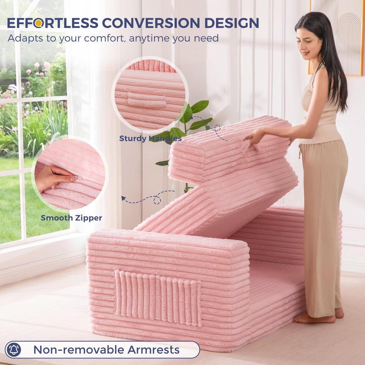 Convertible Sofa Bed X18575