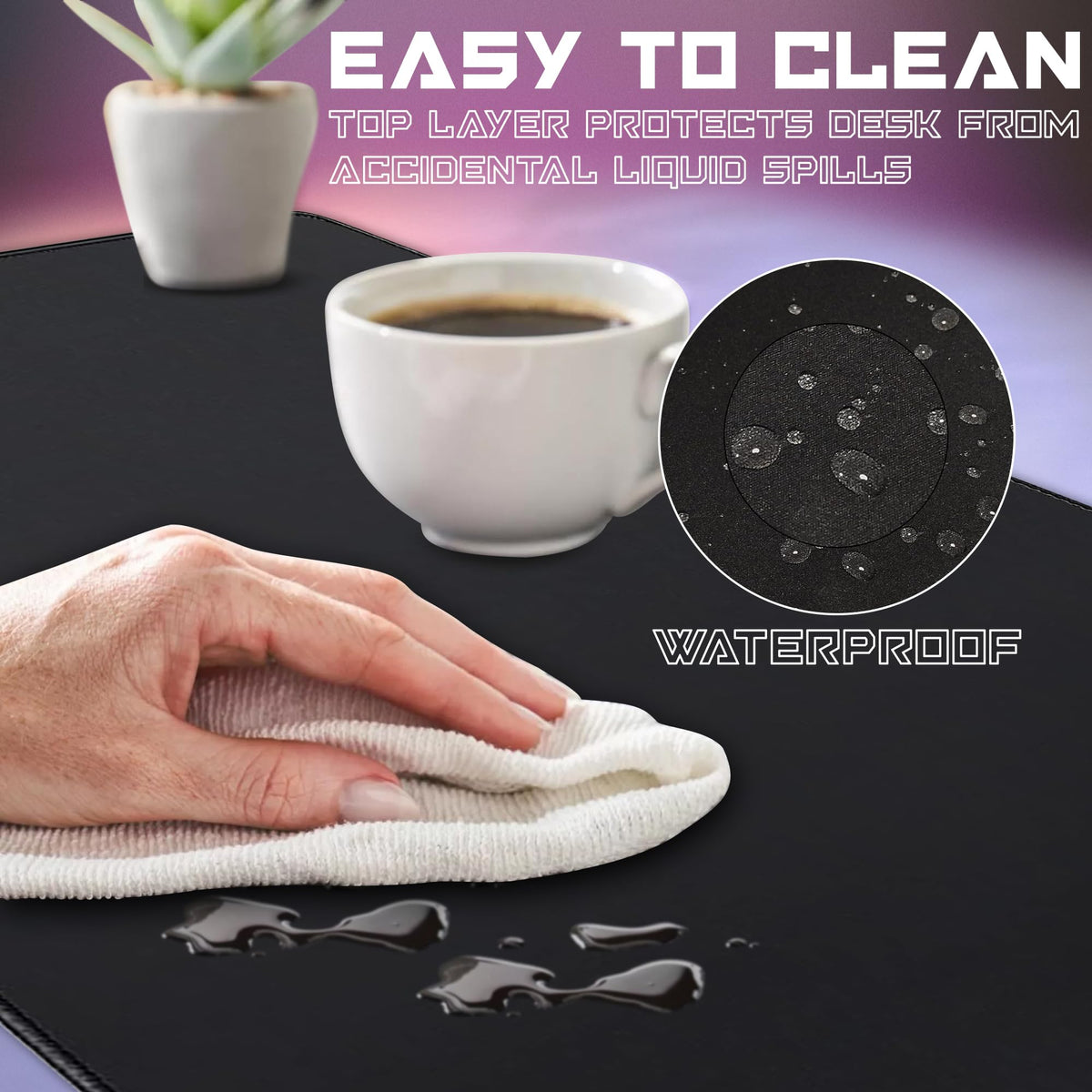 Oversized Gaming Desk Mat 54"x23" 4mm W29517