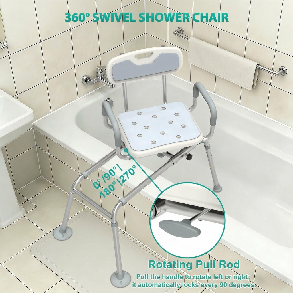 Tub Transfer Bench with Swivel Seat J351