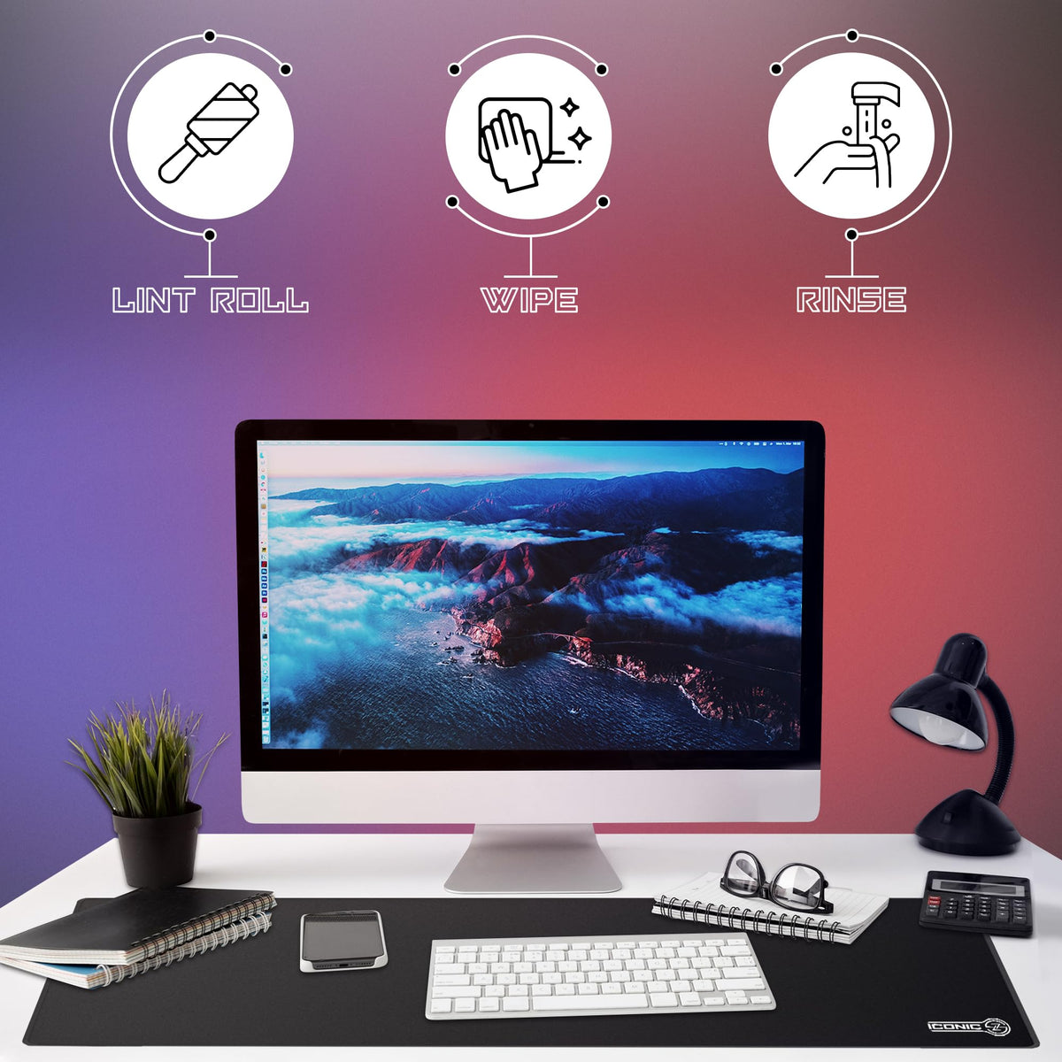 Oversized Gaming Desk Mat 54"x23" 4mm W29517