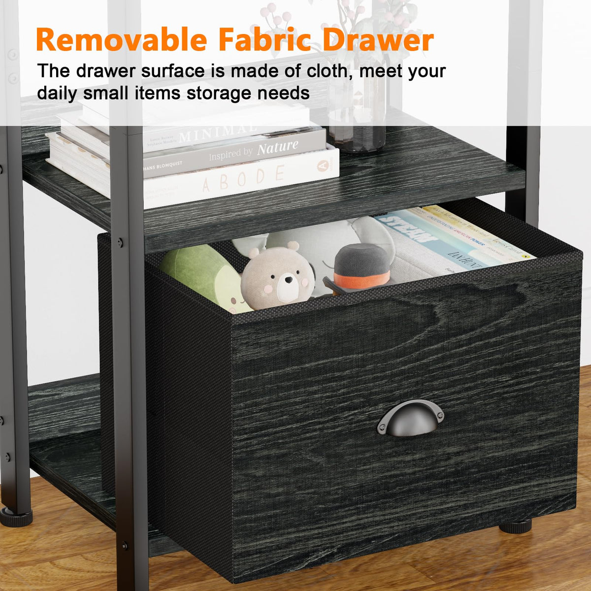 5 Tier Bookshelf with Drawer D276