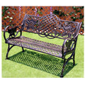 Heavy Duty Cast Iron Outdoor Bench I697