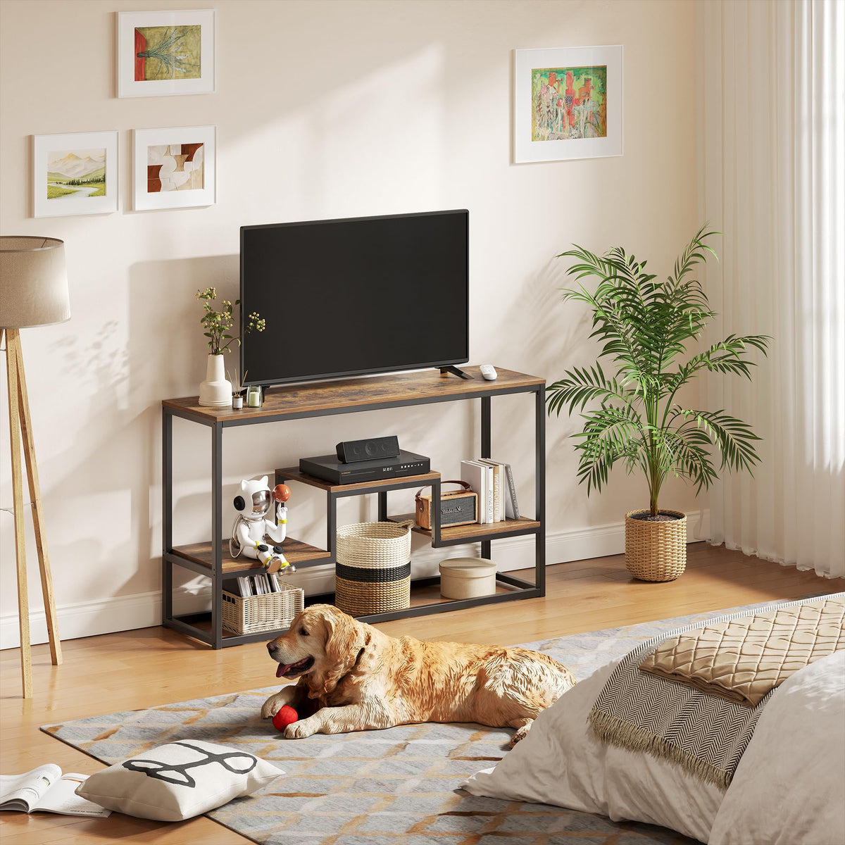 30" Tall Brown TV Stand N968