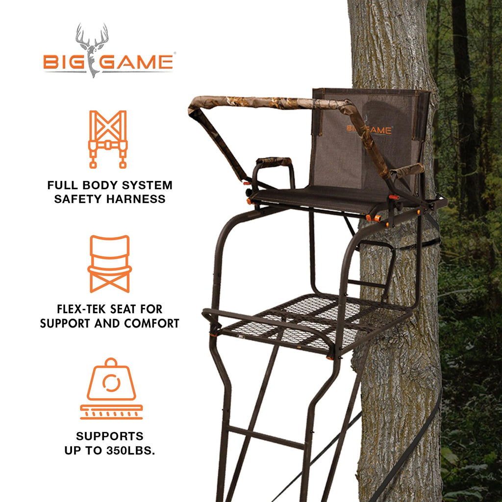 1-Person Ladder Tree Stand 18.5' Tall 2-Pack U69157