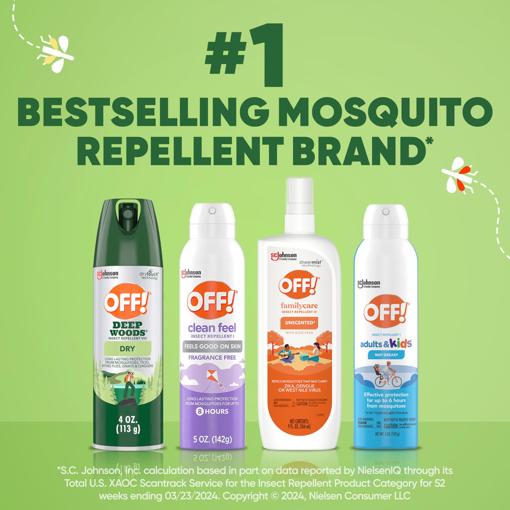 Insect & Mosquito Repellent Bug Spray 4 oz 2-Pack L536