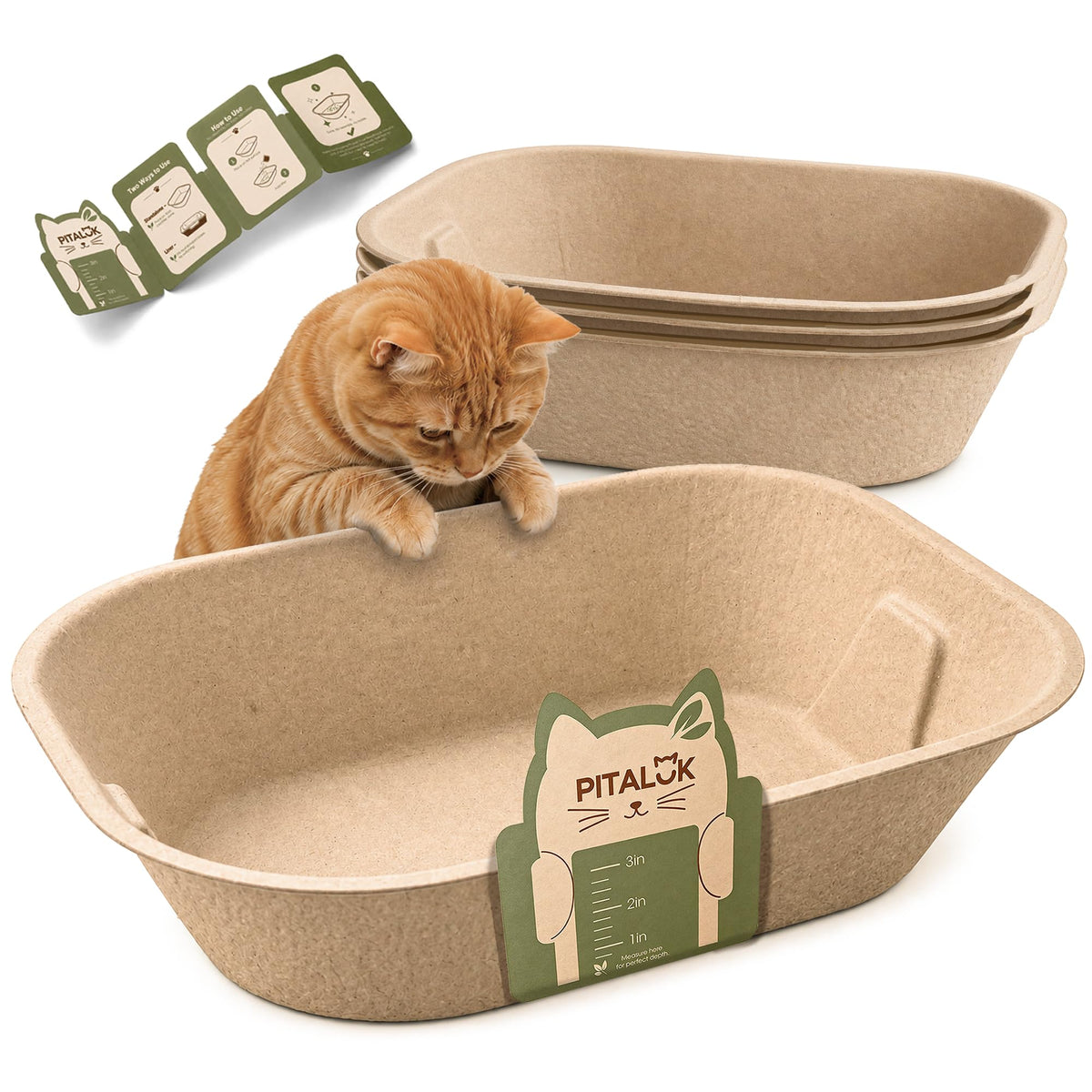 Disposable Litter Box for Kittens V3275