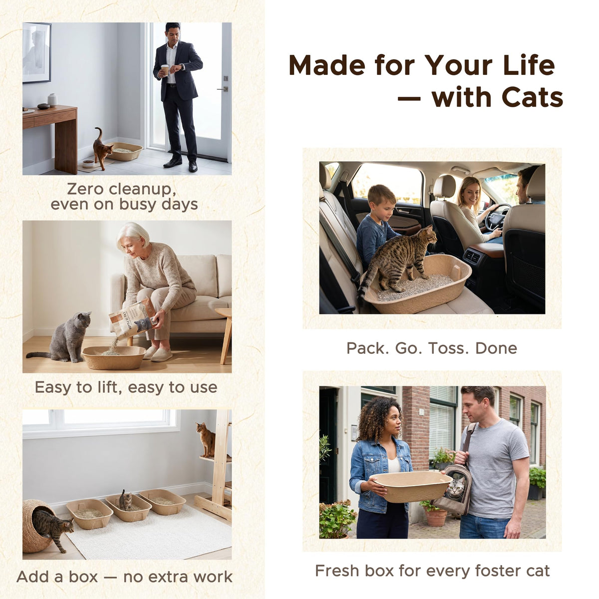 Disposable Litter Box for Kittens V3275