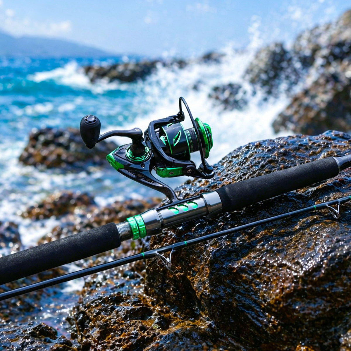 7ft MH 2-Piece Spinning Rod and 4000 Reel G600415
