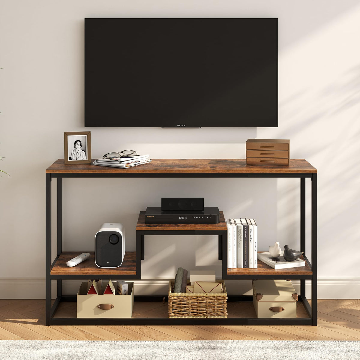 30" Tall Brown TV Stand N968