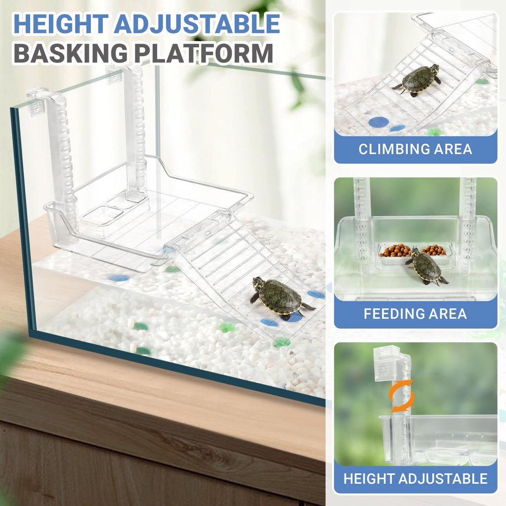 Aquatic Turtle Tank with Lamp and Filter Kit S7304