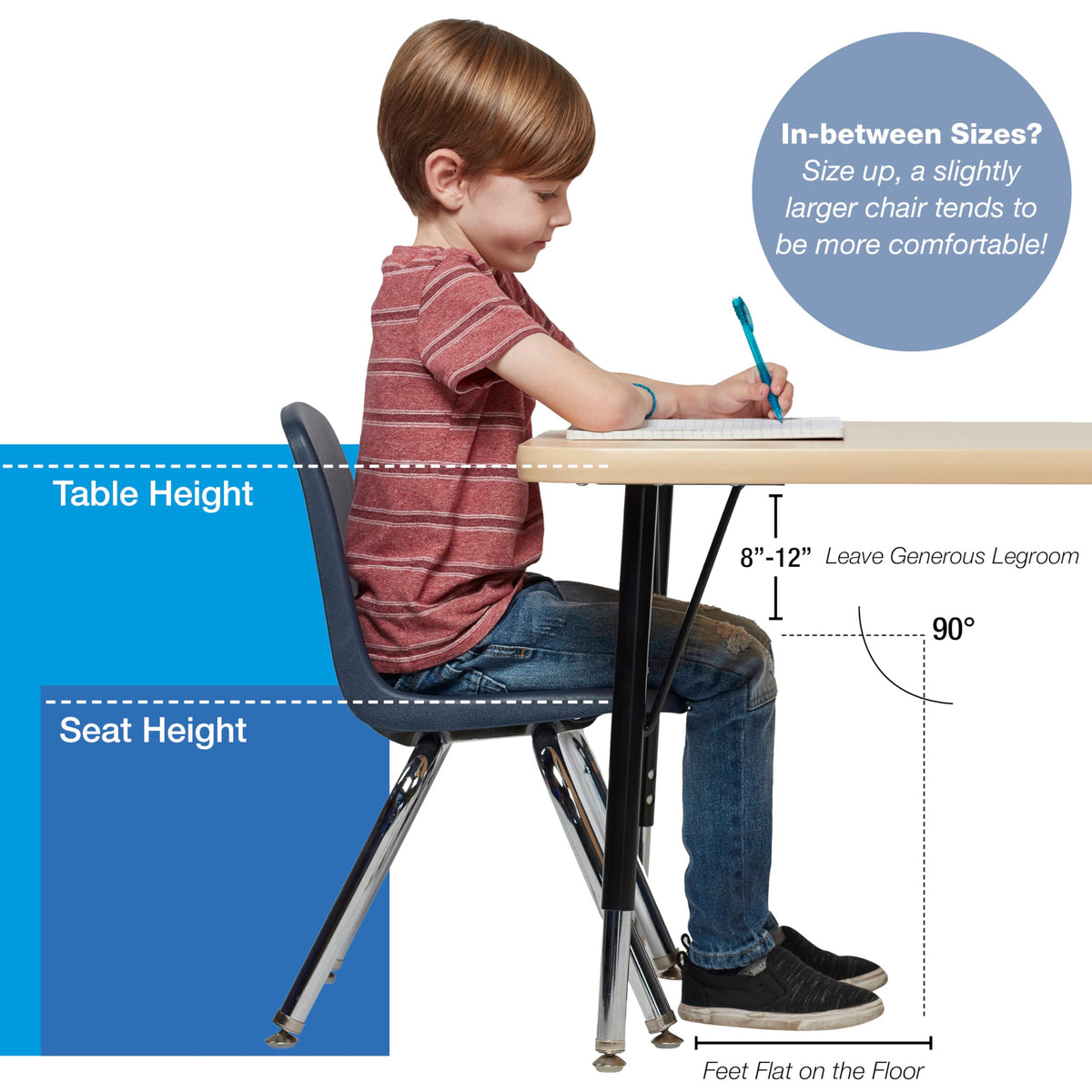 16" Light Gray School Stack Chair 2-Pack G980727