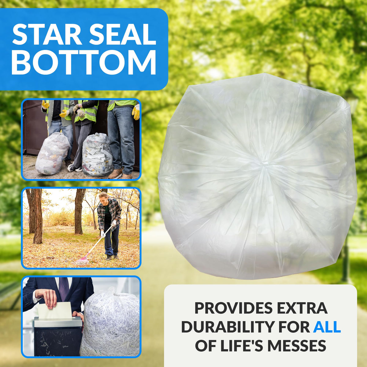 50 Gallon Heavy Duty Trash Bags T22370