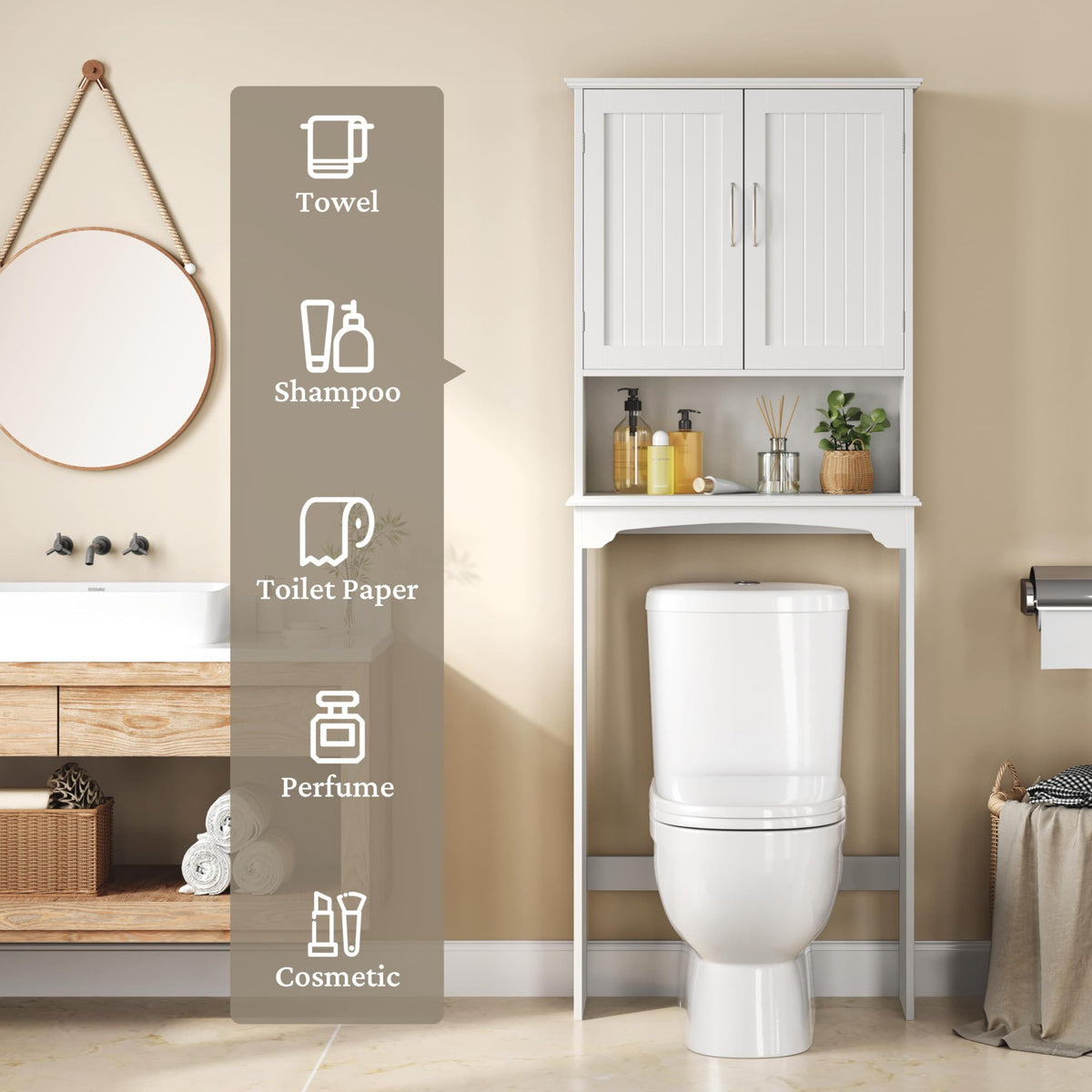 Over the Toilet Storage Cabinet K46477