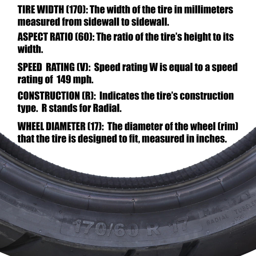 170/60R17 72V Motorcycle Tire O603