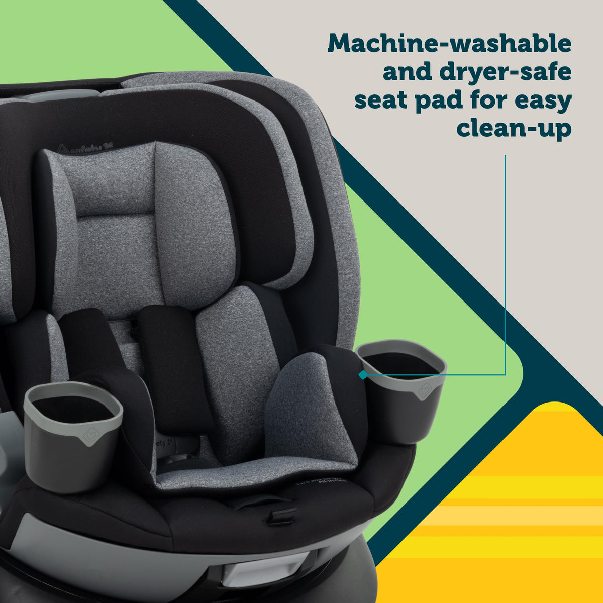 Rotating All-in-One Convertible Car Seat Y85632