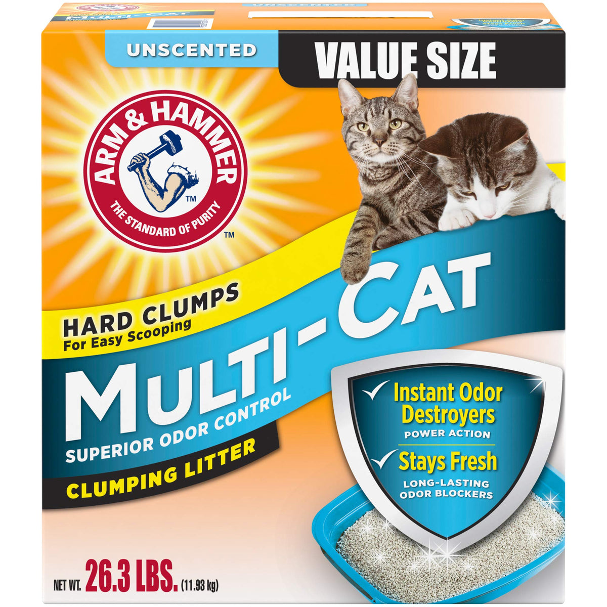 Unscented Clumping Cat Litter 26.3lb K65835