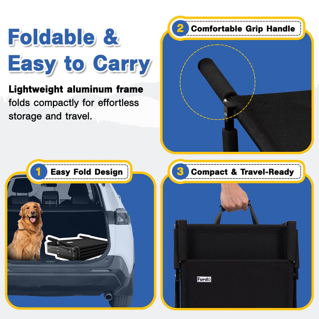 Foldable Non-Slip Dog Stairs Y26104