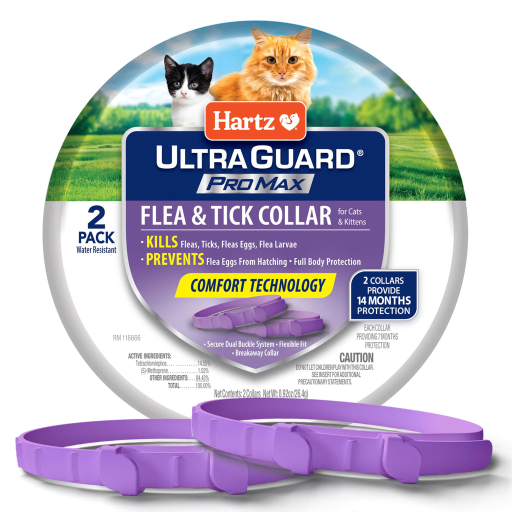 Flea & Tick Collar for Cats & Kittens 2 Pack U3607