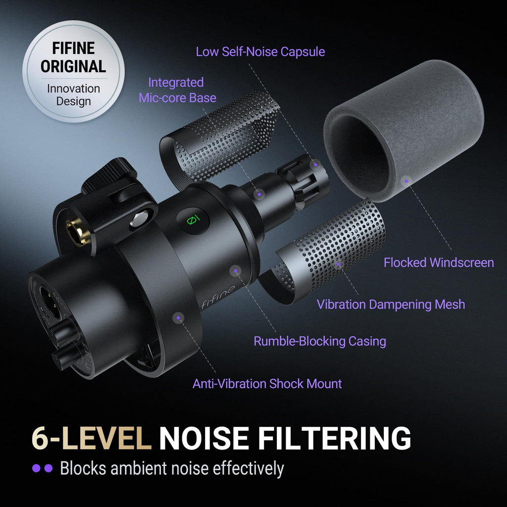 Dynamic XLR USB Microphone D627