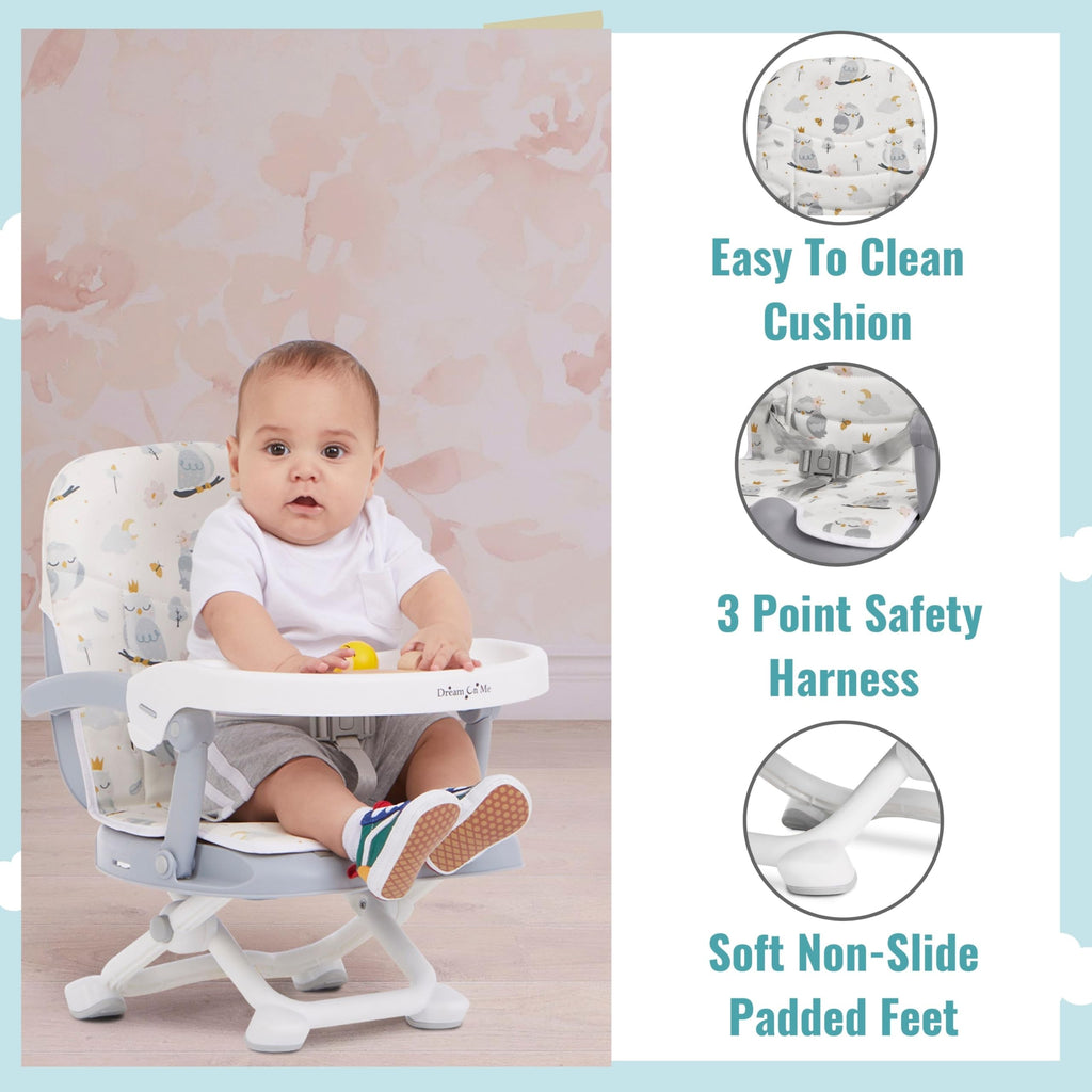 Booster Seat for Babies 6–36 Months, 3-in-1 Adjustable Portable E463