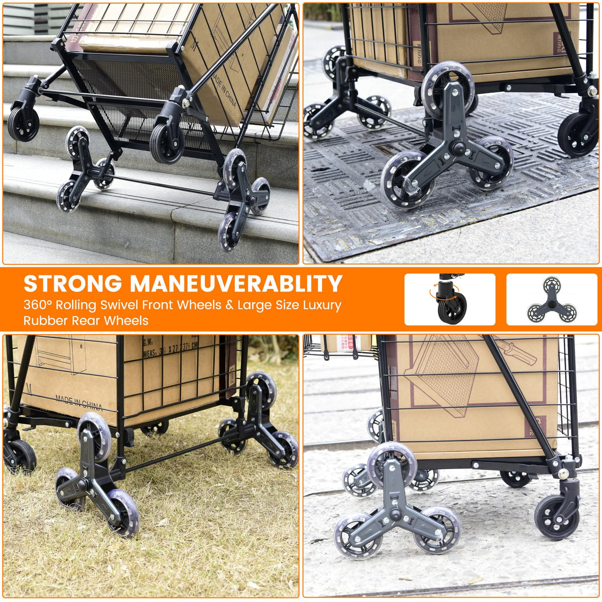 Stair Climbing Shopping Cart D383606