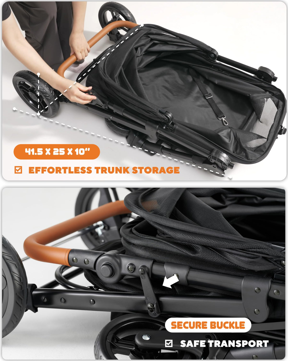 Medium Dog Stroller Up to 66lbs X41611