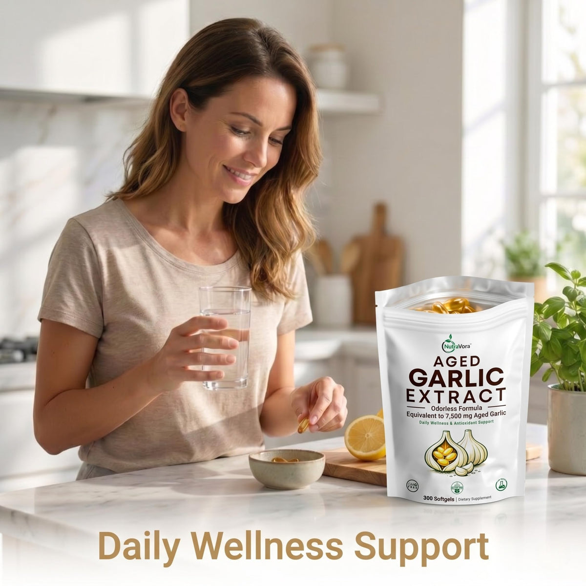 Aged Garlic Extract Softgels, 300 Softgels J204