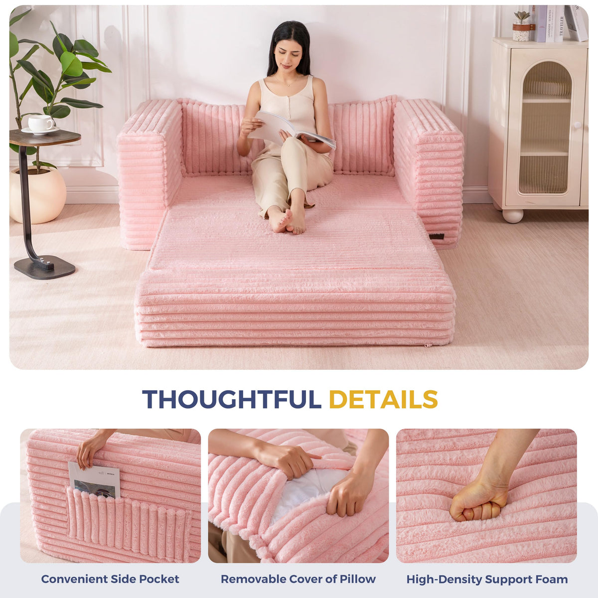 Convertible Sofa Bed X18575