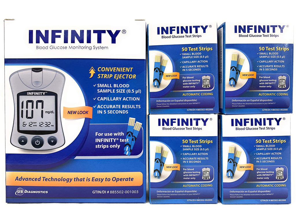Infinity Meter with 200 Test Strips D8647