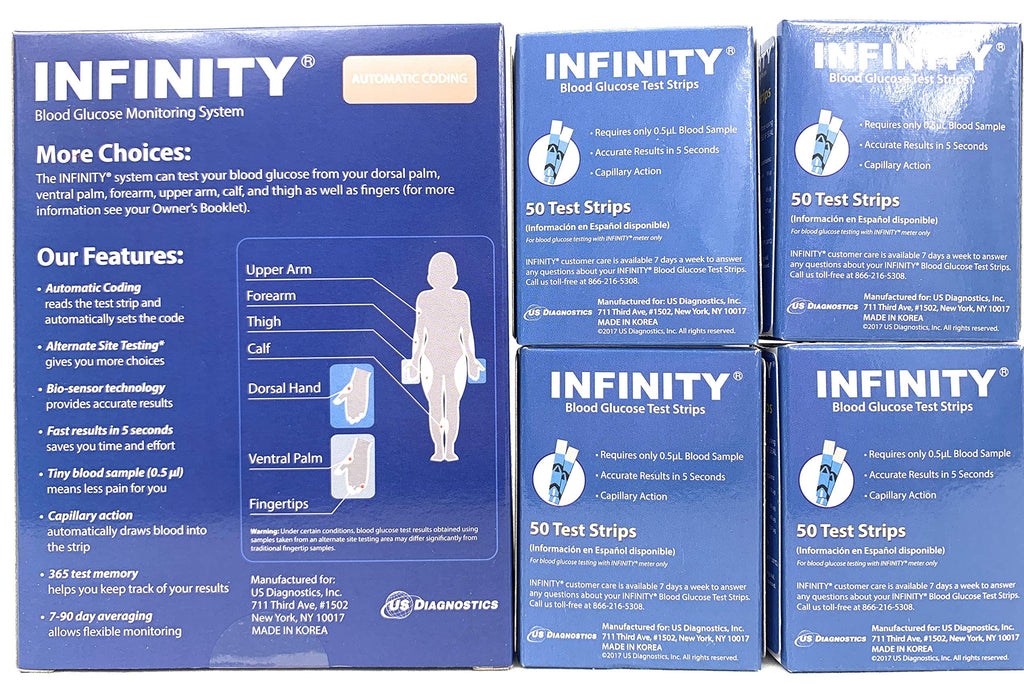 Infinity Meter with 200 Test Strips D8647