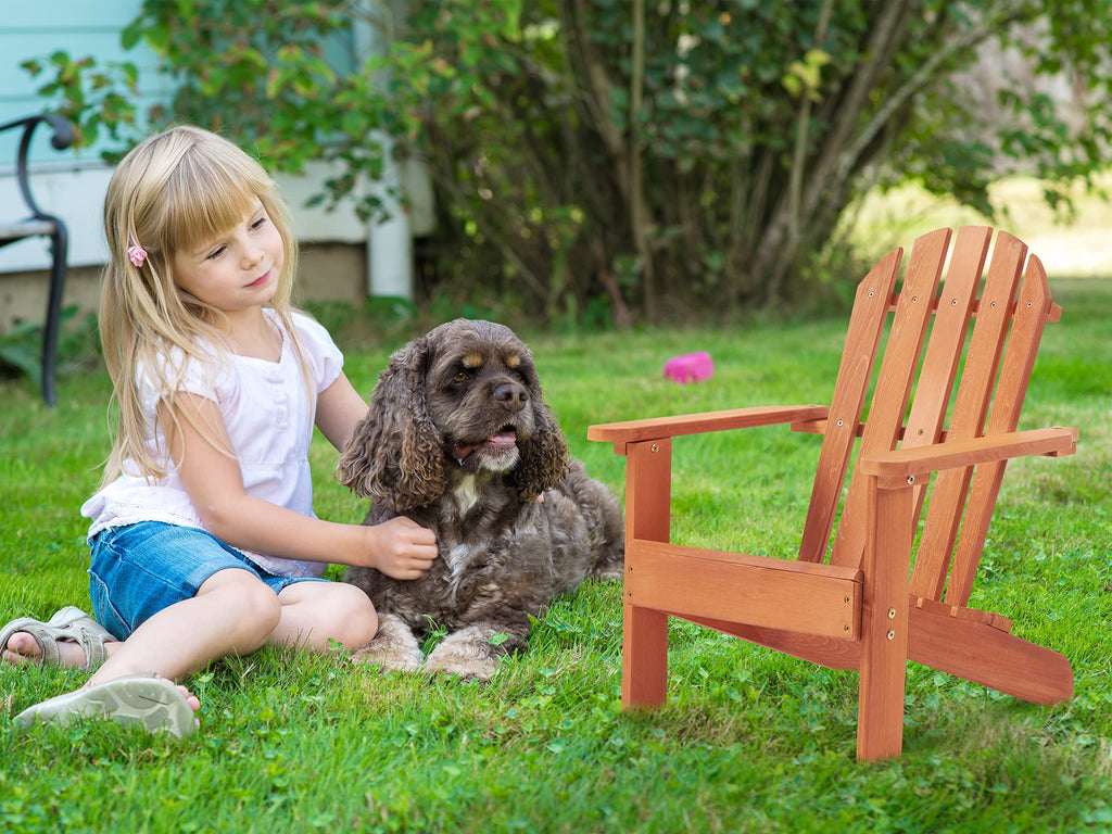 Kids Outdoor Wooden Adirondack Chair O6683
