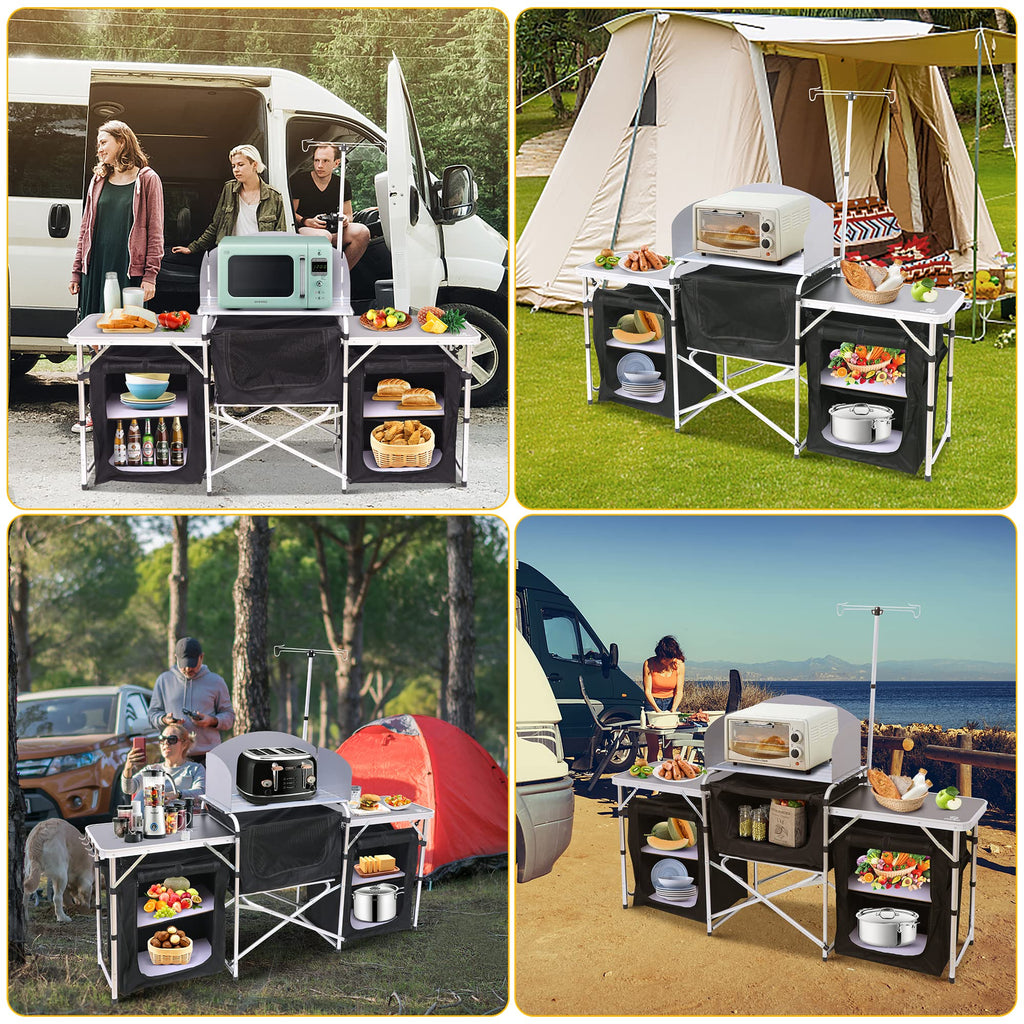 Folding Camping Cook Table W222
